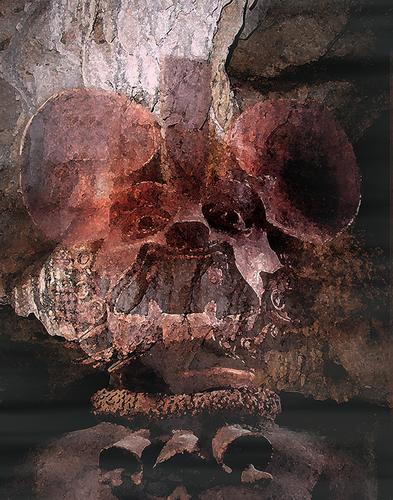 Digital Art-Mexica Bat God