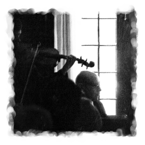 Photography-Black & White-Musicians
