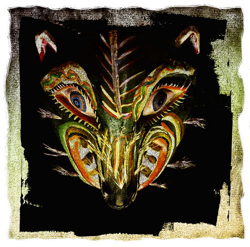 Digital Art-Wolf Mask