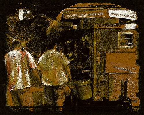 Digital Art-Philly's Cheese Steak