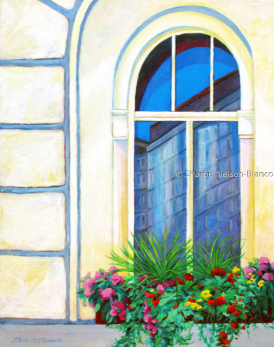 Painting-Acrylic-London Window