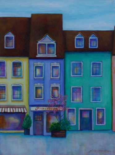 Painting-Acrylic-Bamberg, Germany Street