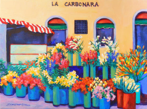 Painting-Acrylic-Italian Market