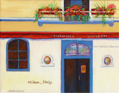 Painting-Acrylic-Milan Restaurant