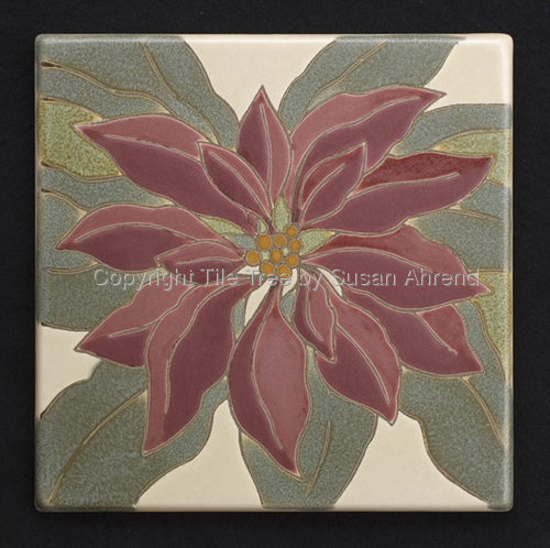 Ceramics-Tiles-Poinsettia