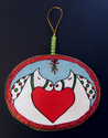 %22Love%20and%20Peace%22%20red%20ornament (thumbnail)