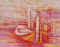 Marina in Red Transparency