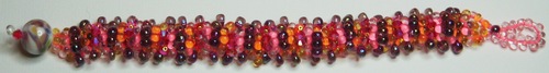 Jewelry-Rings and Bracelets-Peach Thin Reptile � BR1027