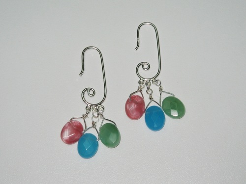 Jewelry-Quartz & Sterling Earrings - E5017