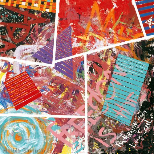 Painting-Acrylic-Shattered Thoughts of God