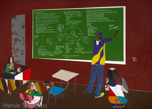 Painting-Acrylic-The Erratic Student