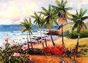 Painting--Acrylic-LandscapePalms