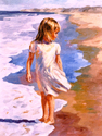 Painting--Acrylic-FigurativeBeach Girl