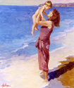 Painting--Acrylic-FigurativeMother and Child