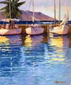 Painting--Acrylic-ImpressionismDana Point Boats