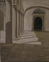 Painting-Spanish Courtyard