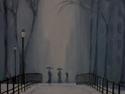 Painting--Oil-CityscapeNew York Snow