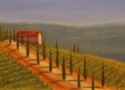 Painting--Oil-LandscapeHillside in Tuscany