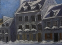 Painting--Oil-CityscapeVieux Quebec
