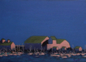 Painting--Oil-SeascapeSunset MacMillan Wharf