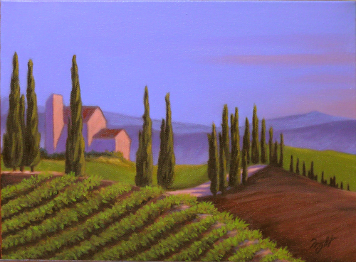 Painting-Landscape-Tuscan Morning