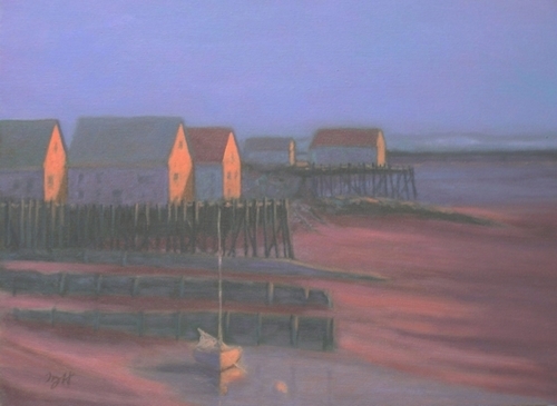 Painting-Seascape-West End Low Tide