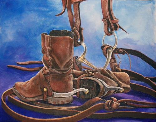 Painting-Acrylic-Boots