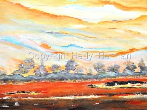 Painting-Landscape-After The Fire
