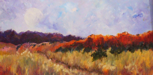 Painting-NM fall morning