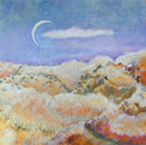 Painting-Abstract-Winter Hills I
