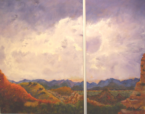 Painting-Landscape-Place in the Sun