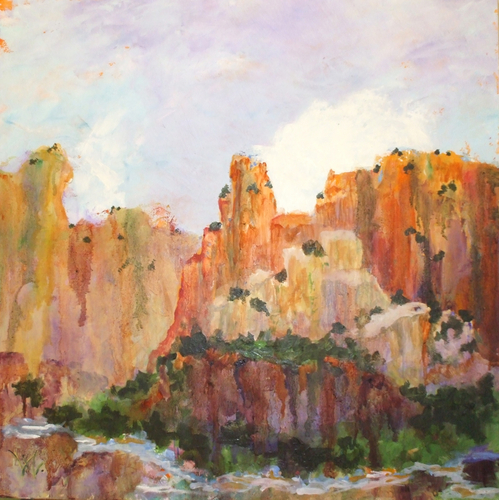Painting-Landscape-Canyon at noon-ish
