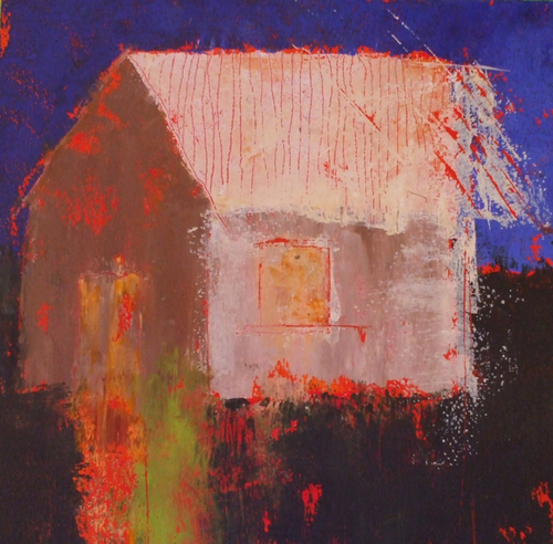 Painting-Color Field-Miner's Cabin 1