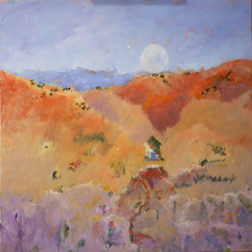 Painting-Abstract-Pentimento House 1