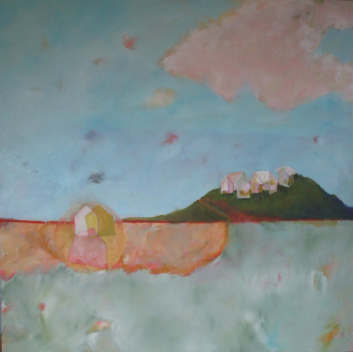 Painting-Hill Town I