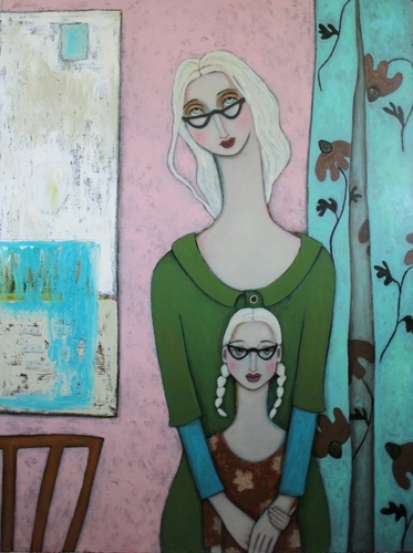 Painting-Oil-Just like mum