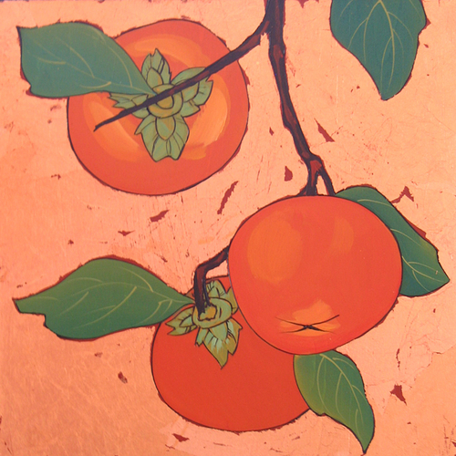 Persimmon%20Tree%20on%20Copper%20Leaf (large view)