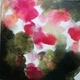 Painting--Acrylic-AbstractModern Floral - Geranium Pink