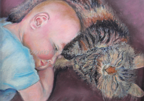Painting-Portrait-Sammie and Milo