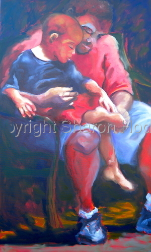 Painting-Figurative-Tender Moment