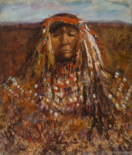 Painting-Western-Proud on the Plains 