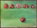 Hillary Miller - Pomegranates in a Row