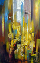 Painting--Acrylic-AbstractForsythia