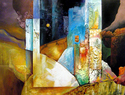 Painting--Acrylic-AbstractWhen Time Stood Still