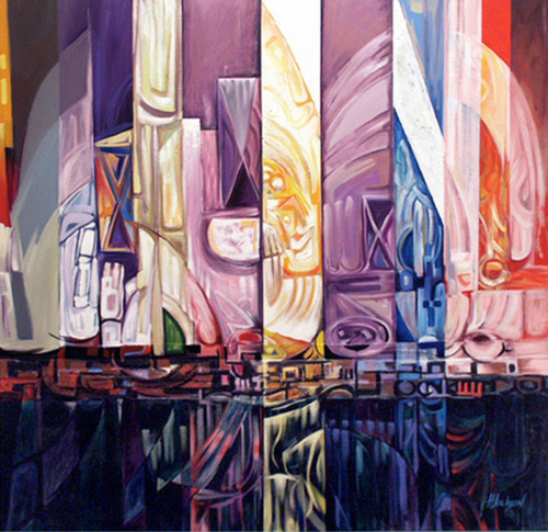 Painting-Monroe Bay No. 3