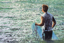 Painting-Saltwater Cowboy