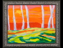 Painting--Acrylic-LandscapeSwamp Trees