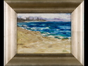 Painting--Oil-SeascapeMill and Lake Scene