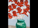 Painting--Acrylic-FloralRed Roses