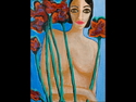 Painting--Acrylic-FigurativeWoman Texas
